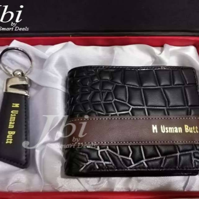 Customize Your Name Wallet & Keychain
