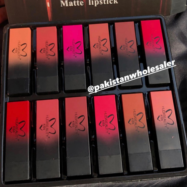 Huda Beauty Pack of 12 Lipsticks