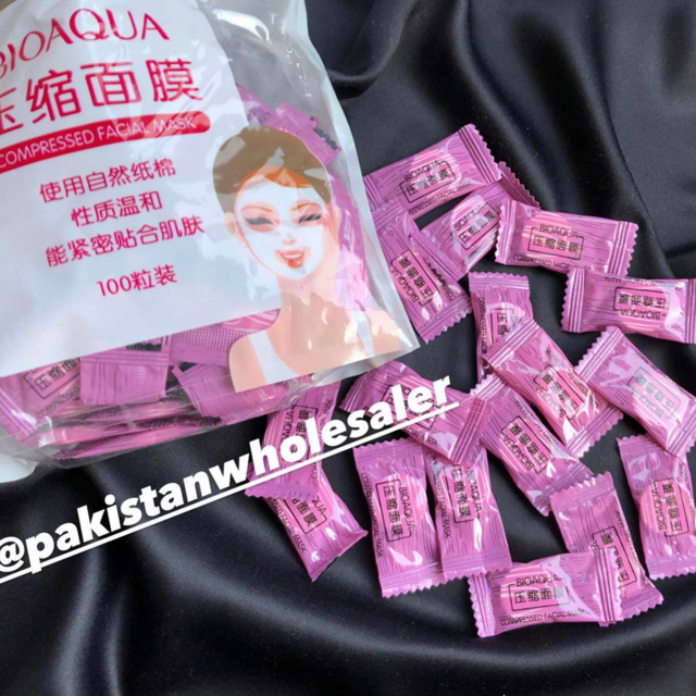 Bio Aqua Compressed Facial Masks