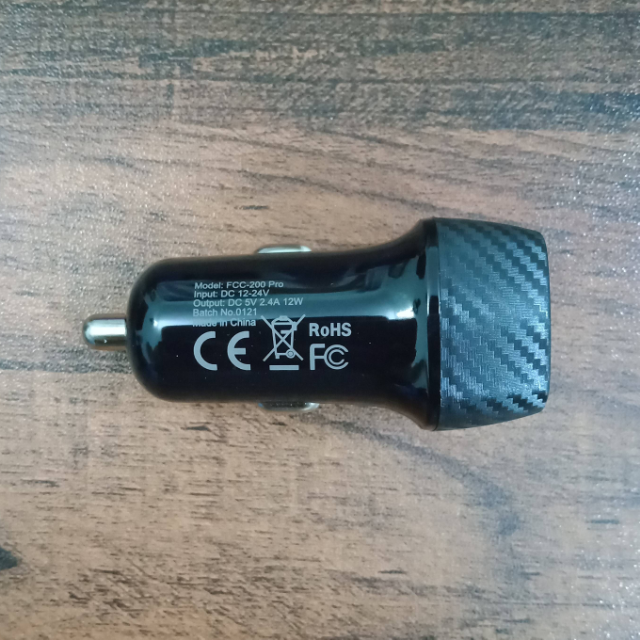FASTER Car Charger with Micro USB Cable
