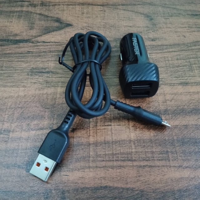 FASTER Car Charger with Micro USB Cable
