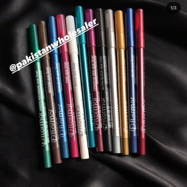 Flormar Pack of 12 Eye Liners