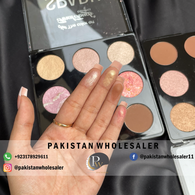 Final Touch SPARK Highlighter + Blush + Contour Palette