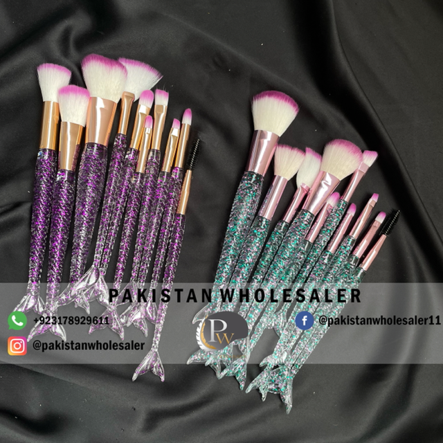Mermaid Brushes 10 Pcs