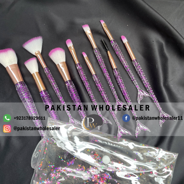 Mermaid Brushes 10 Pcs