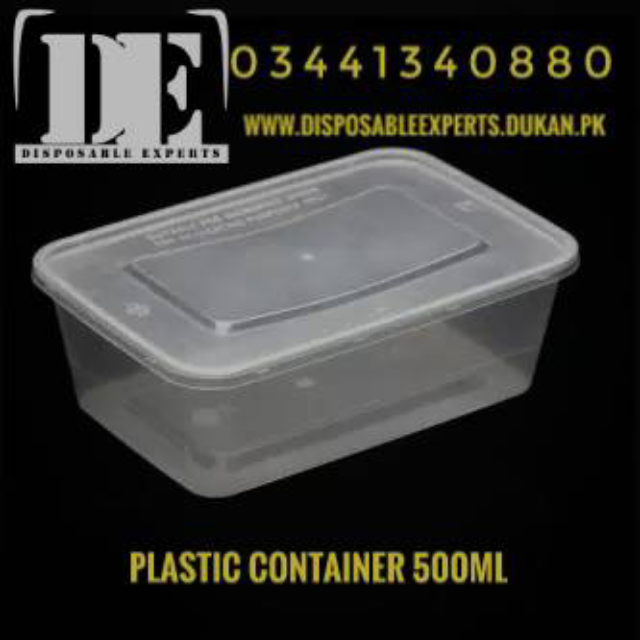 Plastic Food Container 500ml