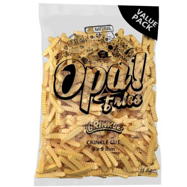 Opa Fries Crinkle 9mm 1.8 Kg
