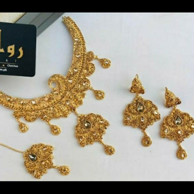 Gold Platted Bridal Set