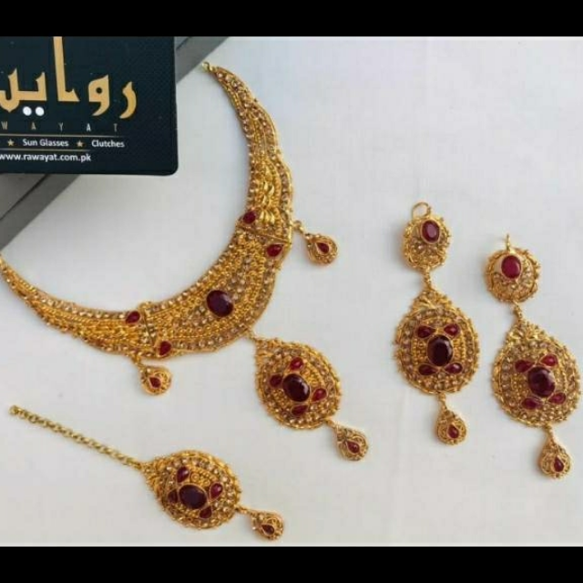Gold Platted Bridal Set