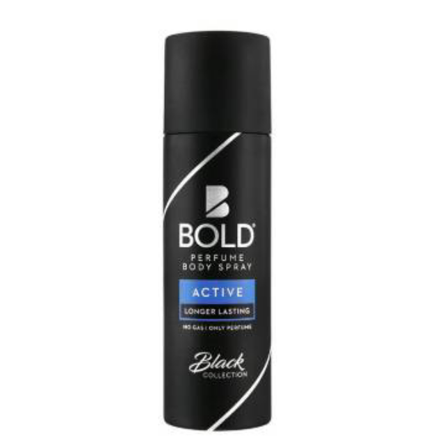bold black collection Active Long Lasting body spray 120 ml