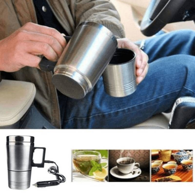 Car Stainless Steel Coffee Mug Flash Kettle