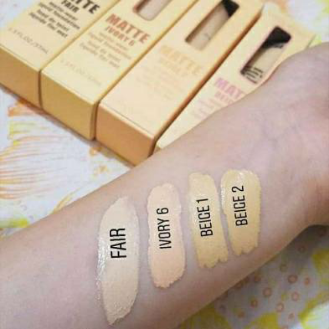 Miss Rose Matte Foundation - Ivory6 For Fair to Normal Skin Tone