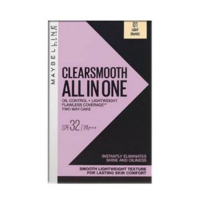 Maybelline New York Clear Smooth All in One Powder Foundation 01 liquid