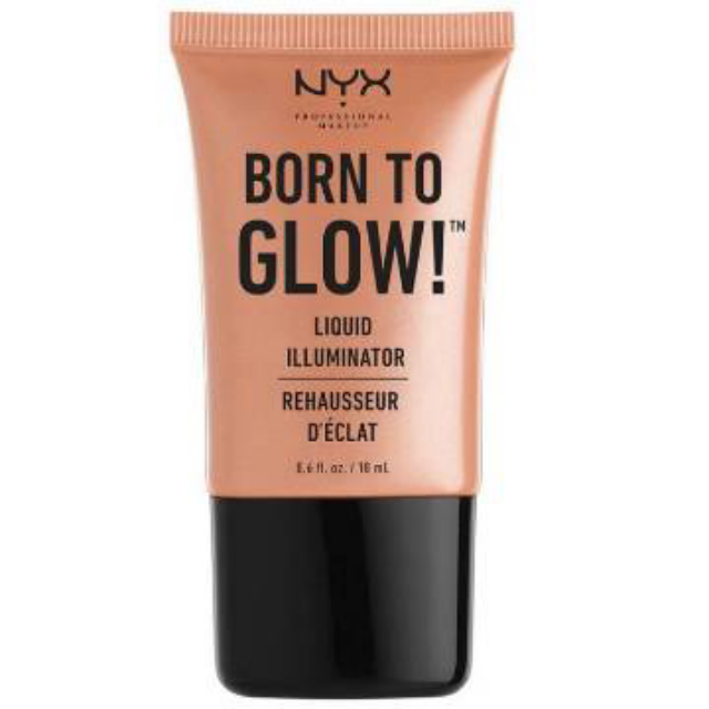 NYX Cosmetic Born Too glow Liquid illuminator 02 gleam highlighter