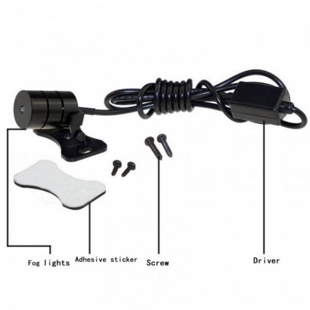 Motorcycle Car Anti-collision Laser Fog Light