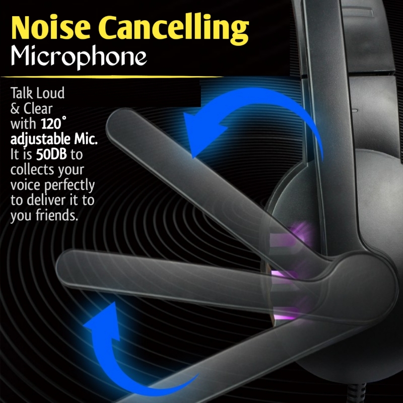 Gaming Headphones Headset 🎧 RGB with mic for pc gaming pubg