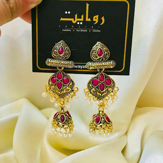 Oxidized Jhumka