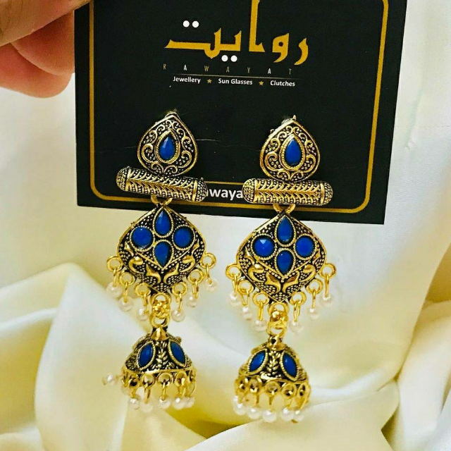 Oxidized Jhumka