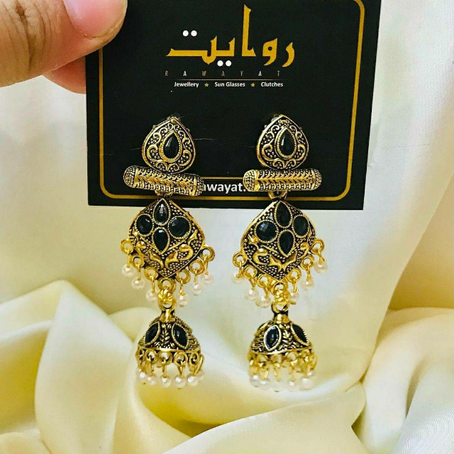 Oxidized Jhumka
