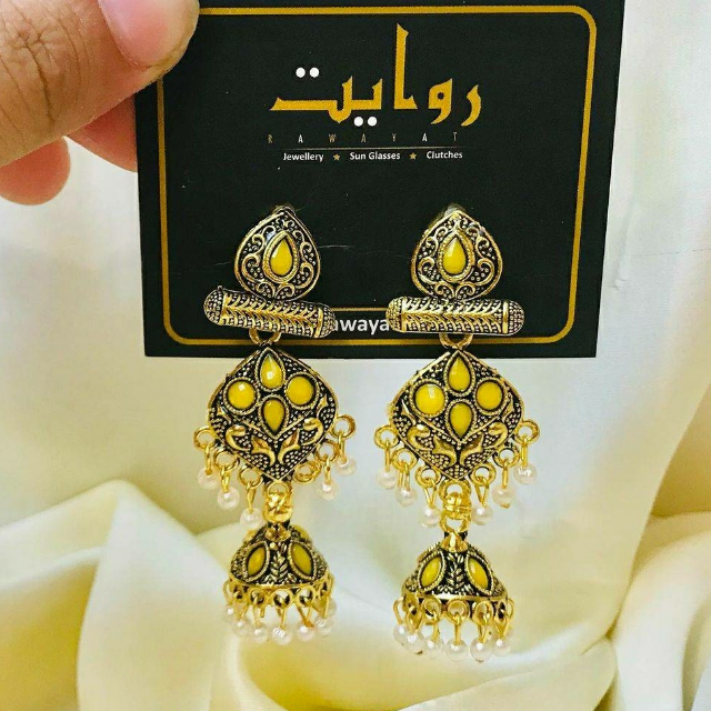 Oxidized Jhumka
