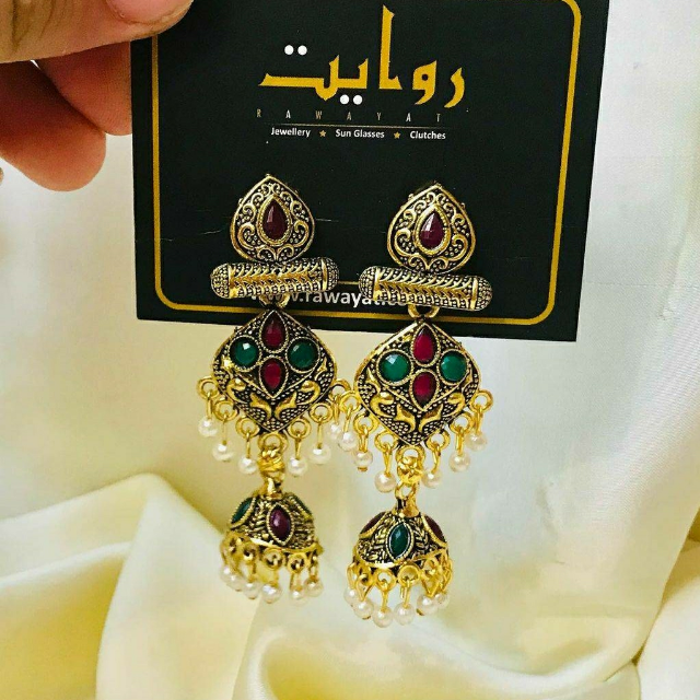 Oxidized Jhumka