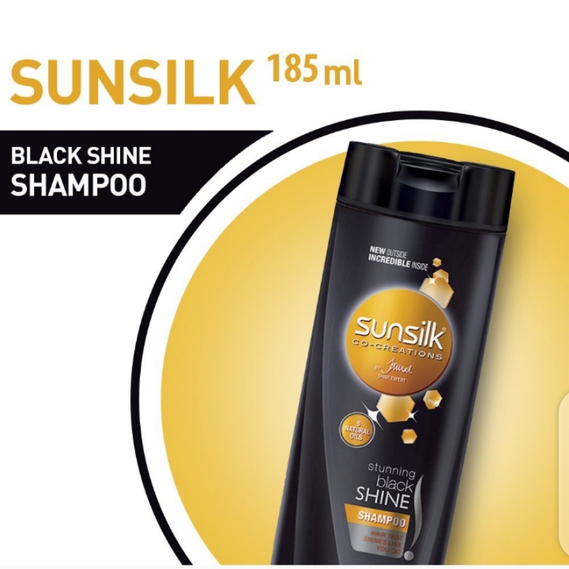 Sunsilk shampoo black shine 185ml