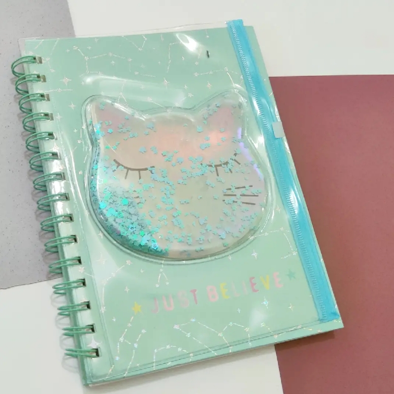 Cat diary with Silicone pouch
