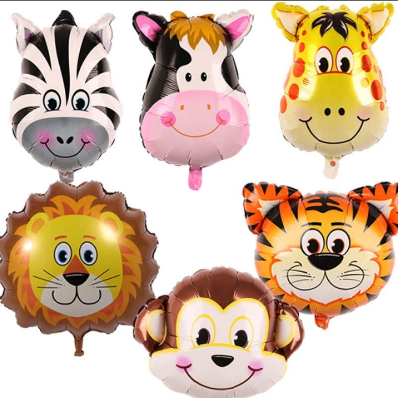 JUNGLE THEME FOIL BALLONS