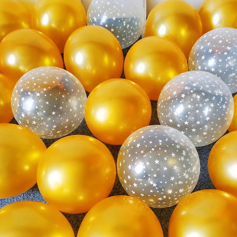 Star transparent ballons