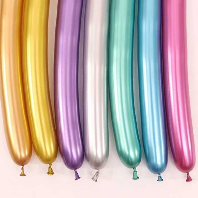 260 long matalic ballons