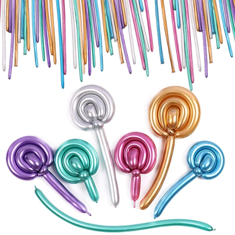 260 long matalic ballons