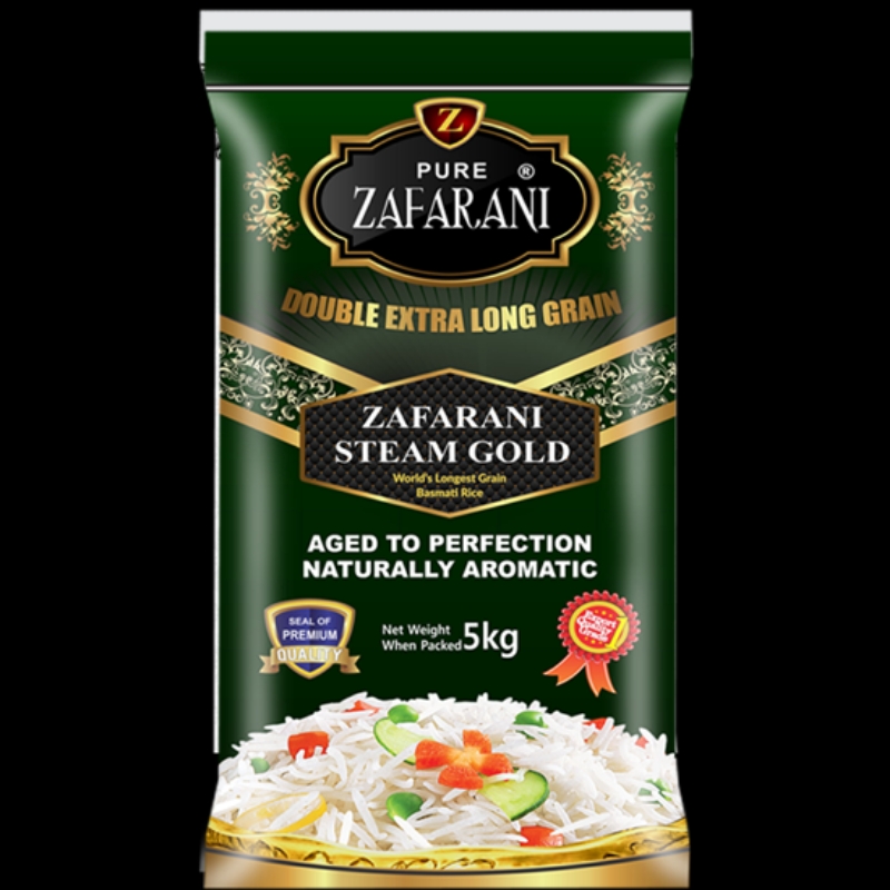 Pure Zafrani Steam Gold Rice 1Kg Pack