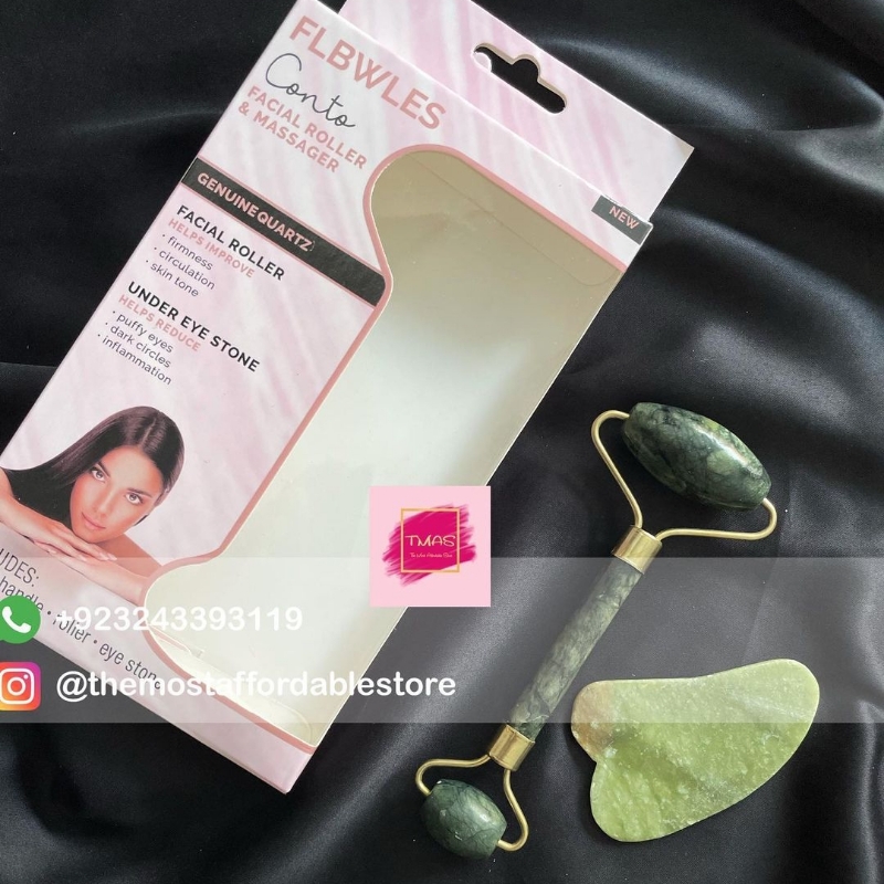 Flawless Jade roller and Gua sha
Material: stone
