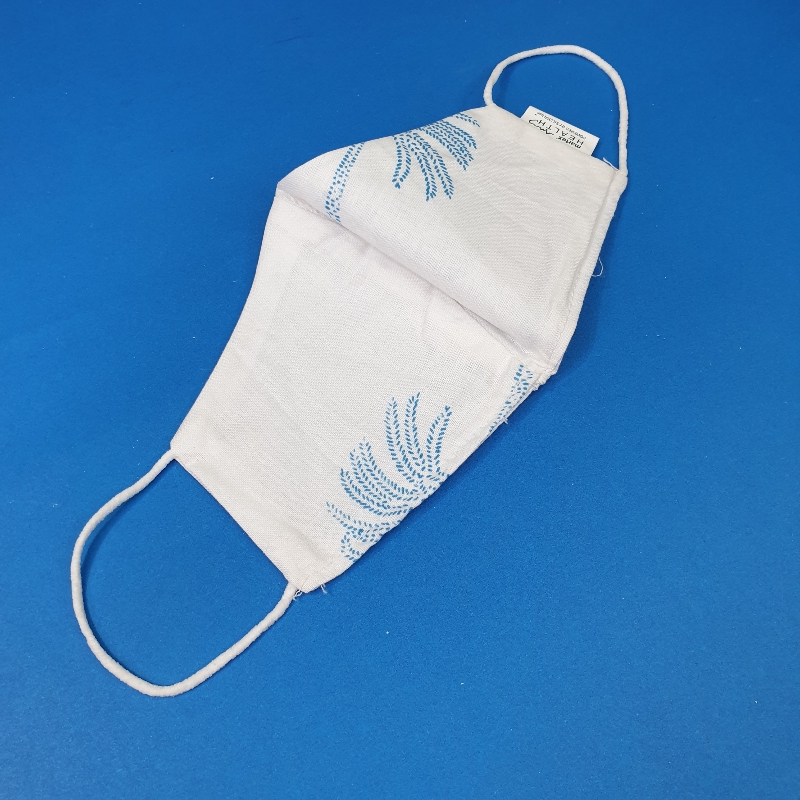 kids white face mask
