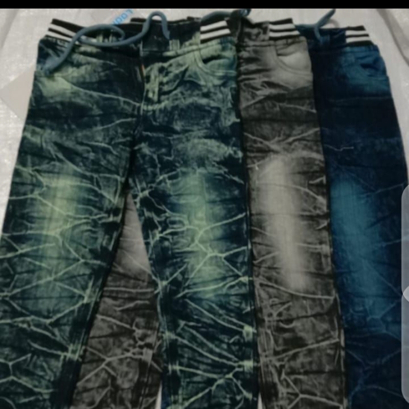 Denim Rib with Dori (size 24-34) fabric and color 100% guarantee