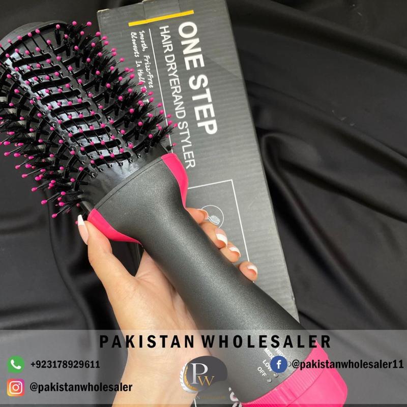 ONE STEP HOT AIR BRUSH ( DRYER + STRAIGHTENER )
