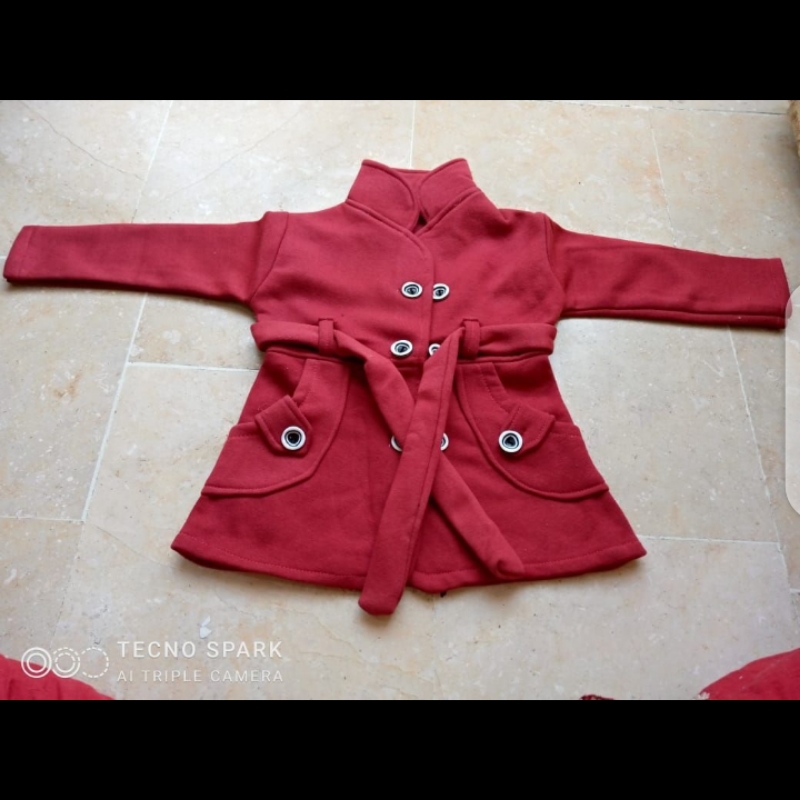 Kids Fleece Coats (size 18-24) Fabric and color 100% guarantee