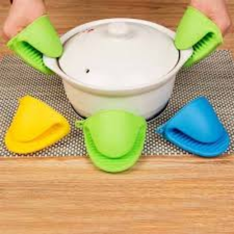 Kitchen Silicone Pot Holders Pack Of 2 Pcs