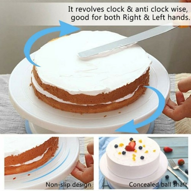 Round Cake Decorating Turntable