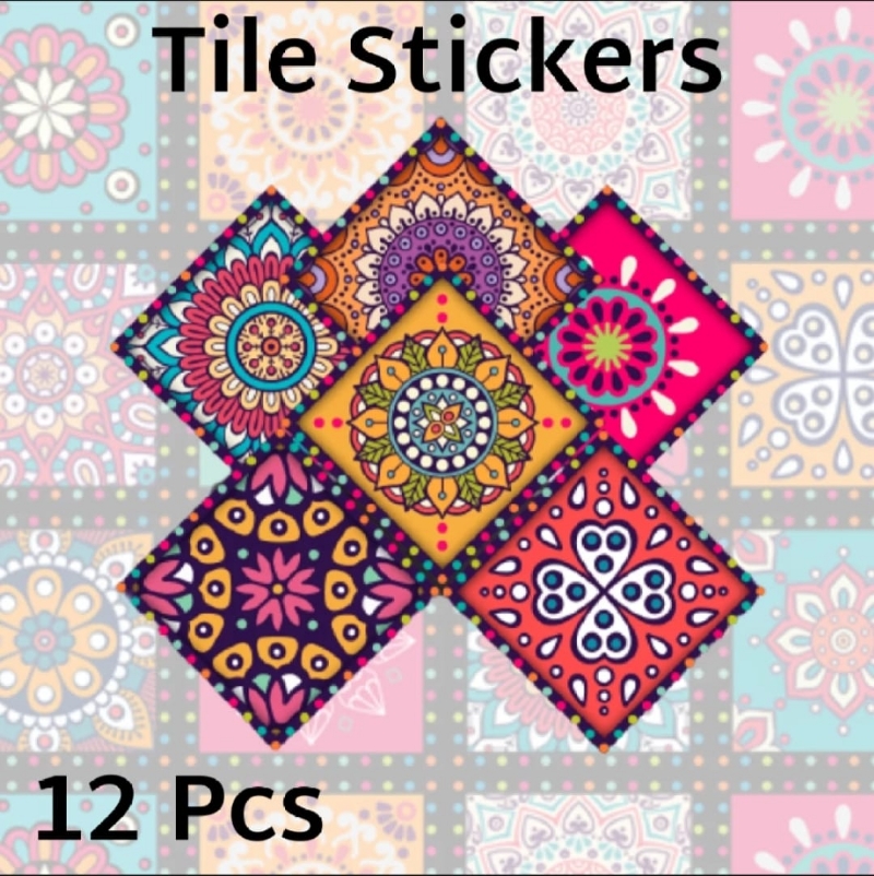 Tile Stickers Pack of 12 pieces