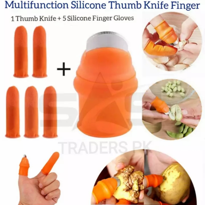Silicone Thumb Knife Finger Protector

Pack of 5