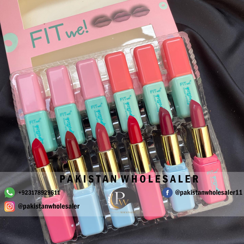 Fit Me Pack of 12 Lipsticks 💗