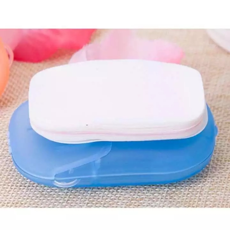 Travel Soap Paper Washing Hand Bath Clean Scented Slice Sheets