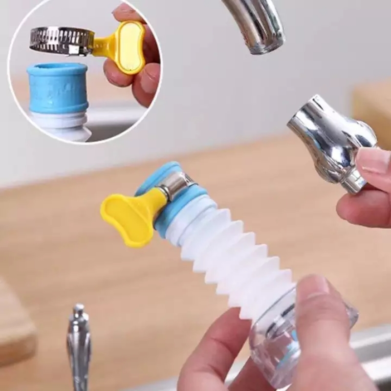 New Clip Fan Faucet 360 Adjustable Flexible Kitchen Faucet Tap Water Outlet