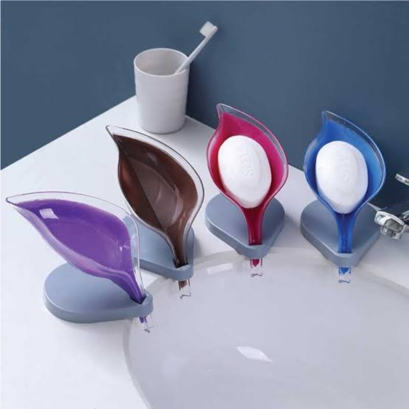 Leaf Shape Soap Box Self Draining Soap Holder Leafology Decorative Drainage