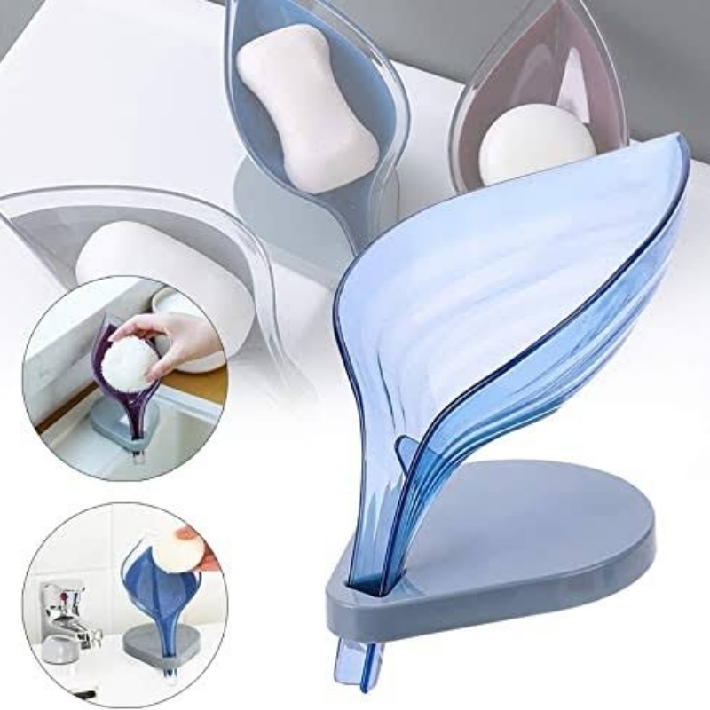 Leaf Shape Soap Box Self Draining Soap Holder Leafology Decorative Drainage