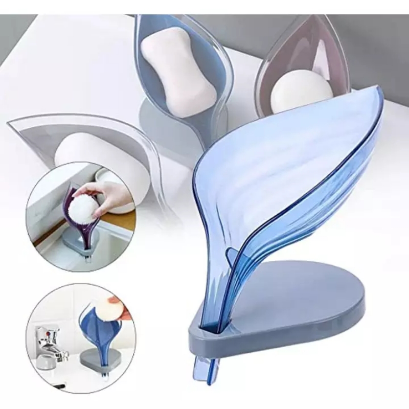 Leaf Shape Soap Box Self Draining Soap Holder Leafology Decorative Drainage