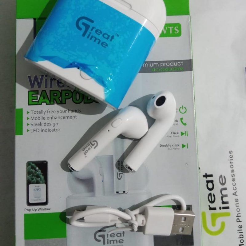 GreatTime Wirless Earpods Model (Judwaa)