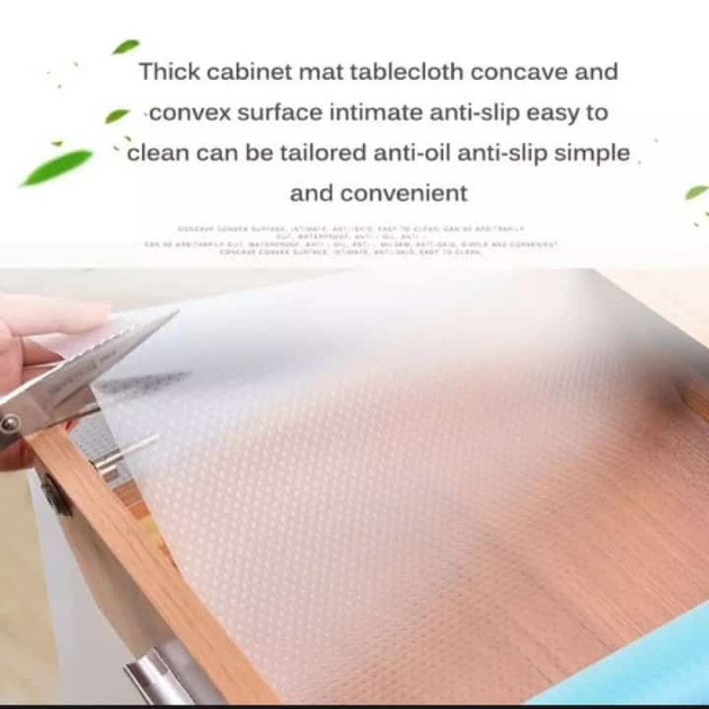 Reusable Shelf Cover Liners Refrigerator/Kitchen/Cabinet Non-Slip Waterproo