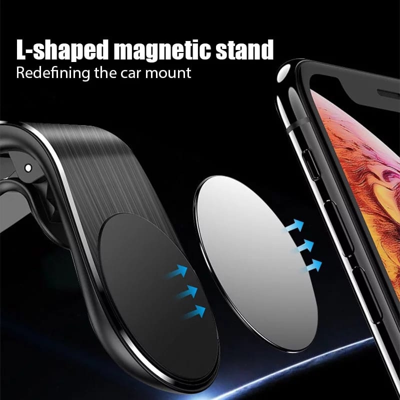 Magnetic Car 🚗 Mobile stand. L-Shaped megical stand